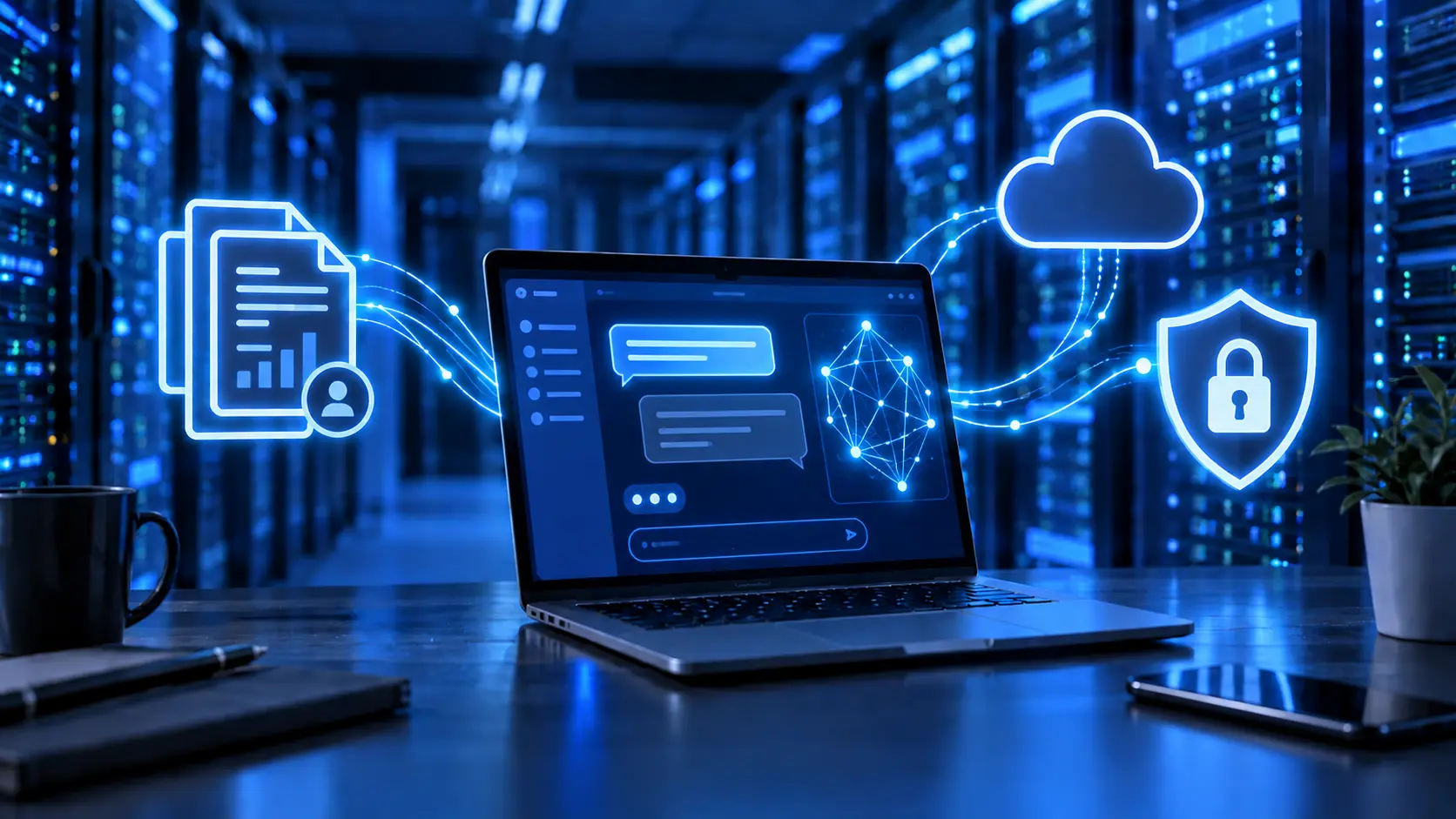 KI und Datensicherheit im Unternehmen mit geschützten Dokumenten